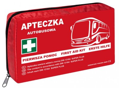 Apteczka AUTOBUSOWA DIN 13164+ USTNIK