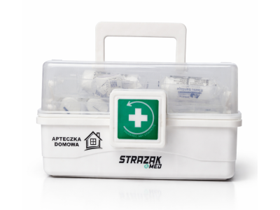 Apteczka domowa w kofrze