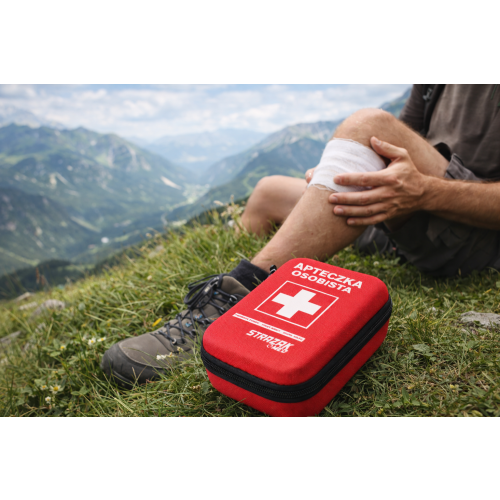 mała apteczka osobista w opakowaniu twardym eva